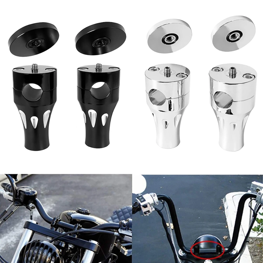 

Motorcycle Universal 1" 7/8'' Cafe Racer Handlebar Riser Clamp Mount For Harley Touring Dyna Sportster Honda Yamaha Kawasaki