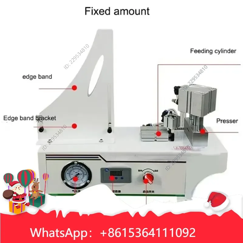 1pc Electric Edge Banding Punching Machine for PVC Acrylic Pneumatic Automatic Tool Compatible For Model，practical use