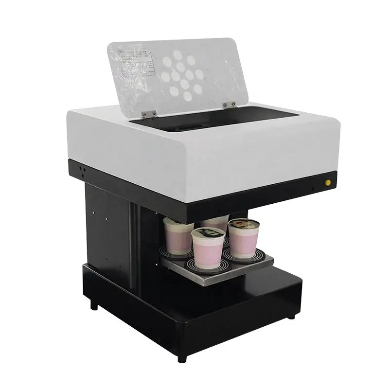 3D Digital Edible Inkjet Printing Machine Latte Color Coffee Printer Automatic Selfie Coffee Printer Machine