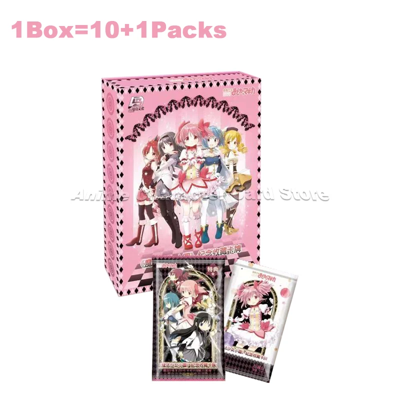 Tarjetas de colección de Puella Magi Madoka Magica, Anime Kaname Madoka Akemi Homura Miki Sayaka Tomoe, regalos para niños