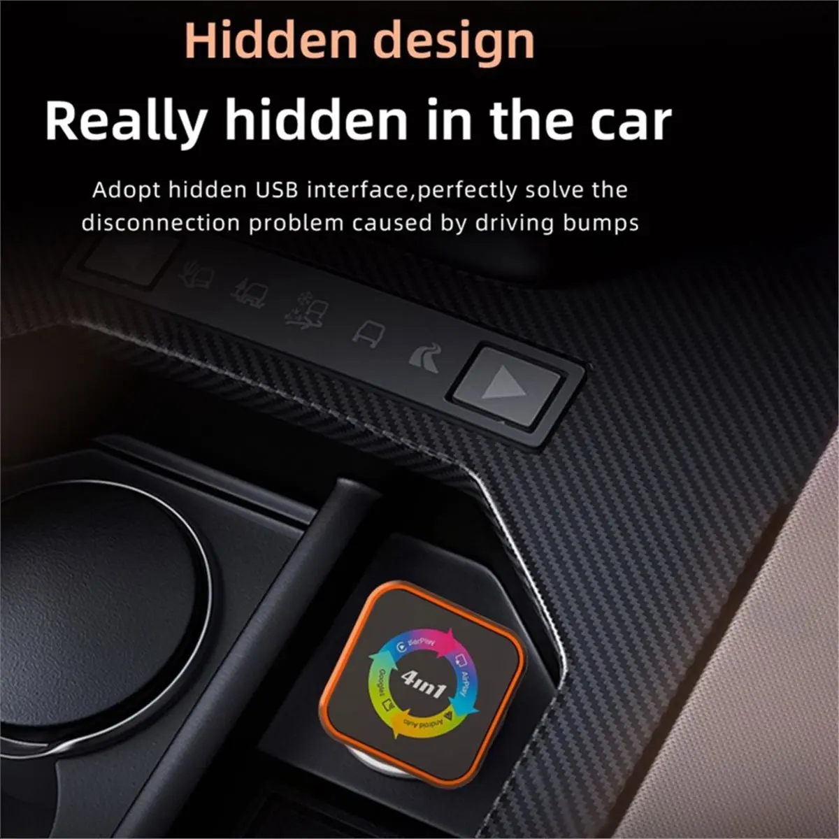 DT85 HOT 4in1 Wireless CarPlay AI Smart Box Wireless Carplay/Mirrorcast‌/Android Auto/Airplay USB Dongle Car Intelligent Systems