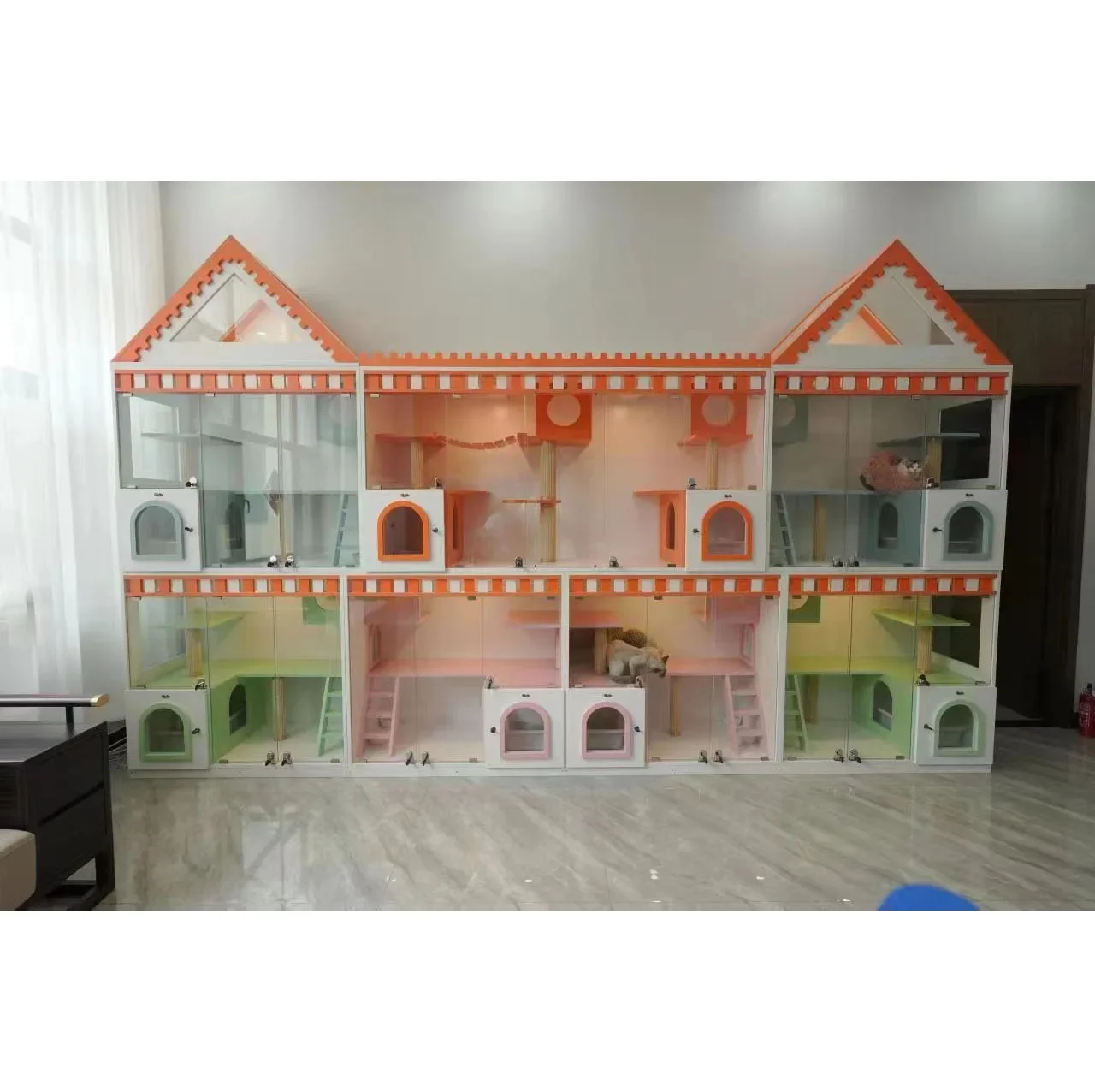 Wholesale Moon Wicker House Houses Large Washable Luxury Cat Pet Dog Bed With High Quality