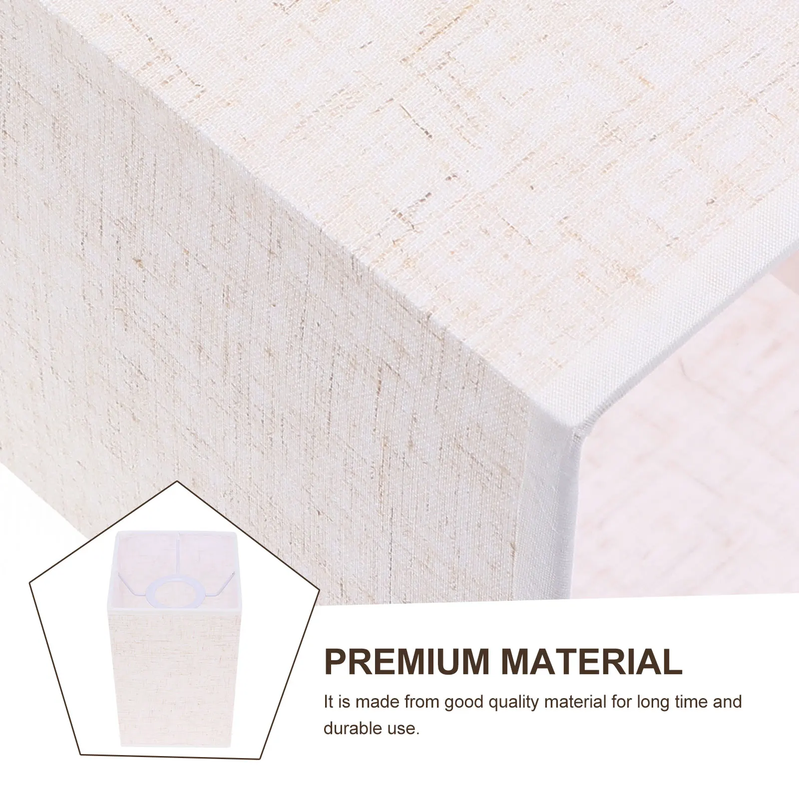 

Square Cloth Lamp Shade 27Cm Decorative Light For Ceiling Floor Wall Lamps Dust Protection Fabric Chandelier Cover Home Lighting