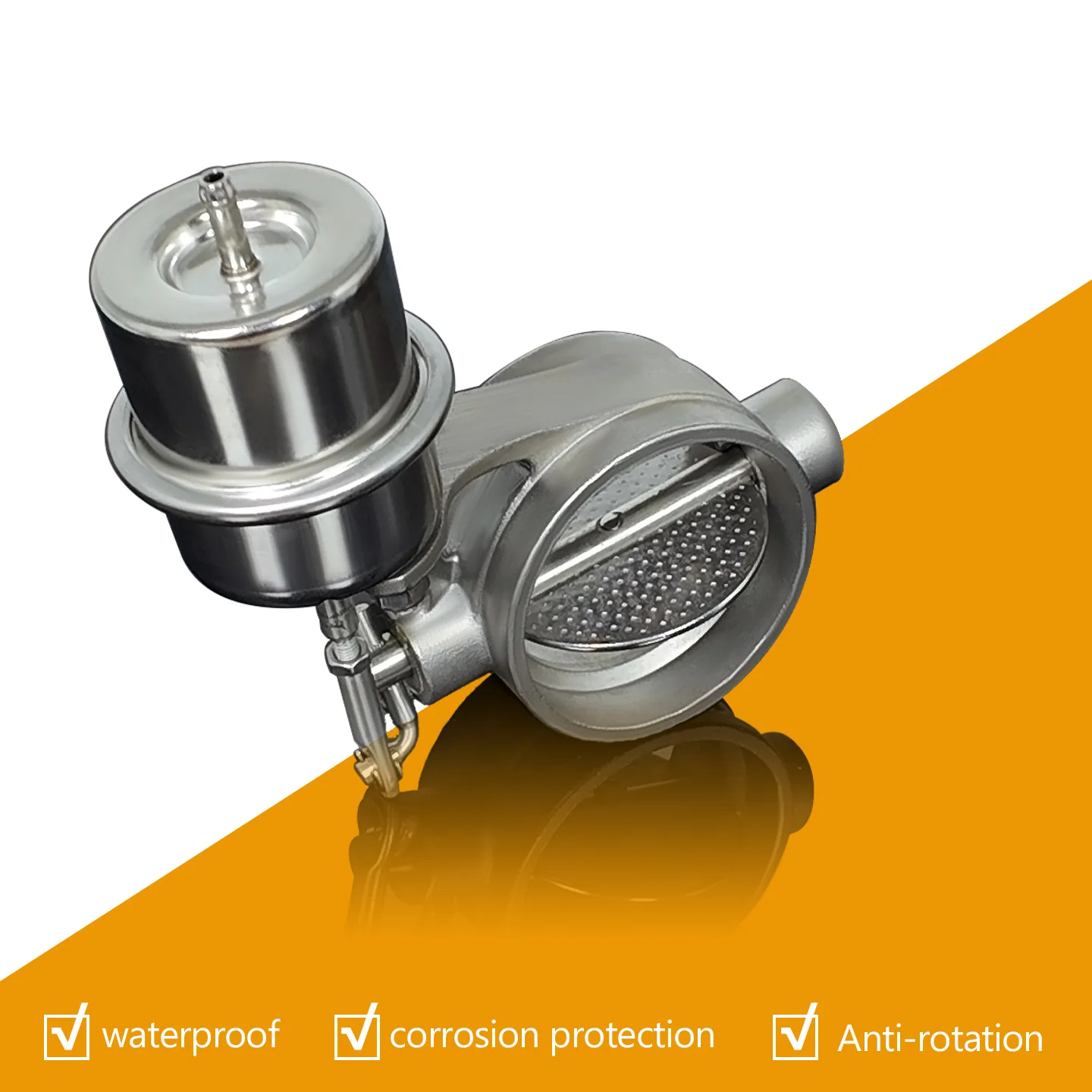 Modification of car exhaust pipe with stainless steel pneumatic valves in both open and closed styles