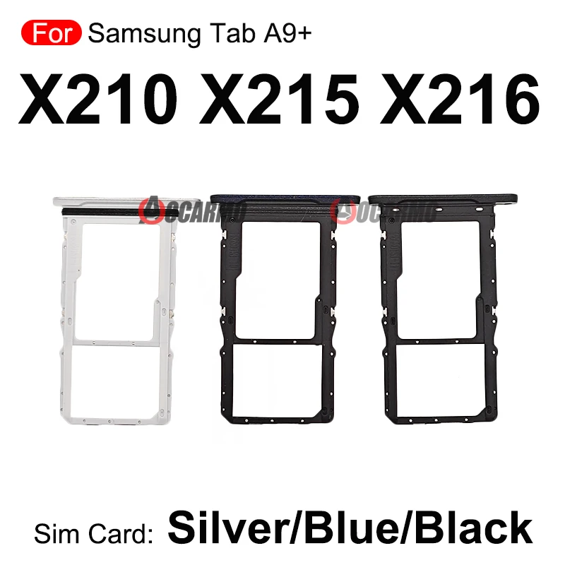 Запасные части для Samsung Galaxy Tab A9 + A9 Plus 11 ''SM- X210 X215 X216 SIM Card Tay Slot