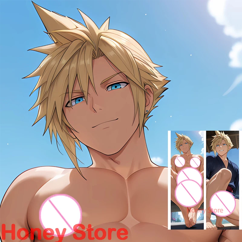 

Dakimakura Cloud Strife Double sided pillowcase Equal body pillow sexy body pillow cover