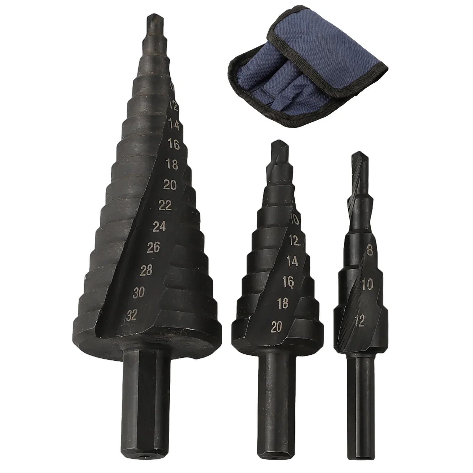 

Spiral Black Drill Service Life Step Structure Thin Iron Thin Steel Board Water Cooling Aluminum Alloy Woodworking