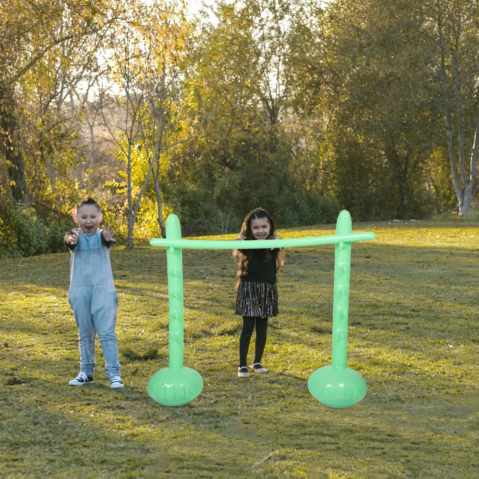 Opblaasbare springpaal Game Stick verstelbaar voor kinderen volwassenen Outdoor Carnaval Strand Achtertuin Party Games Opblaasbaar feest