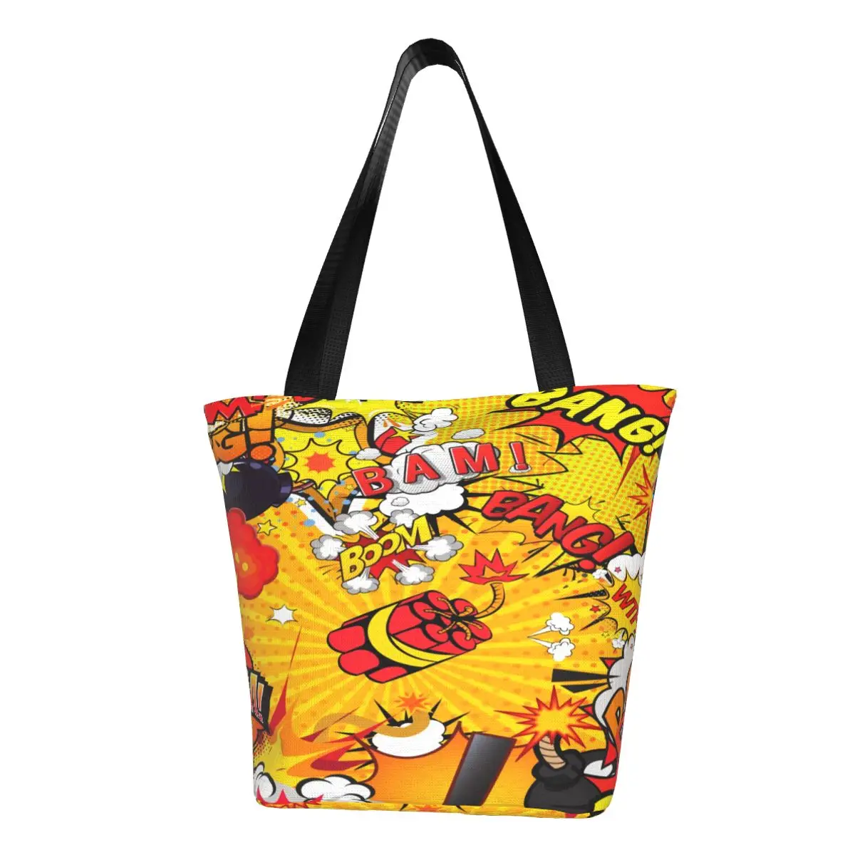 desenhos-animados-wow-boom-bang-padrao-mantimentos-tote-sacos-de-compras-feminino-graffiti-arte-lona-ombro-shopper-sacos-grande-capacidade-bolsas