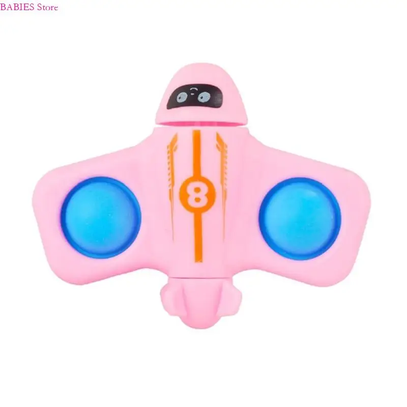 C9GB Creative Aircraft Form Finger Spinner Press Bubble Spinner Spielzeug Handwerksreliever Spielzeug für Erwachsene Büro für