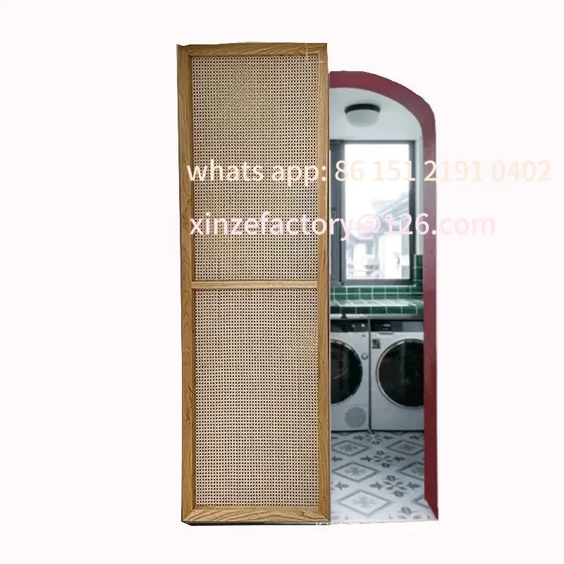 باب منزلق قابل للطي وقابل للتخصيص من الخشب الصلب غير مرئي