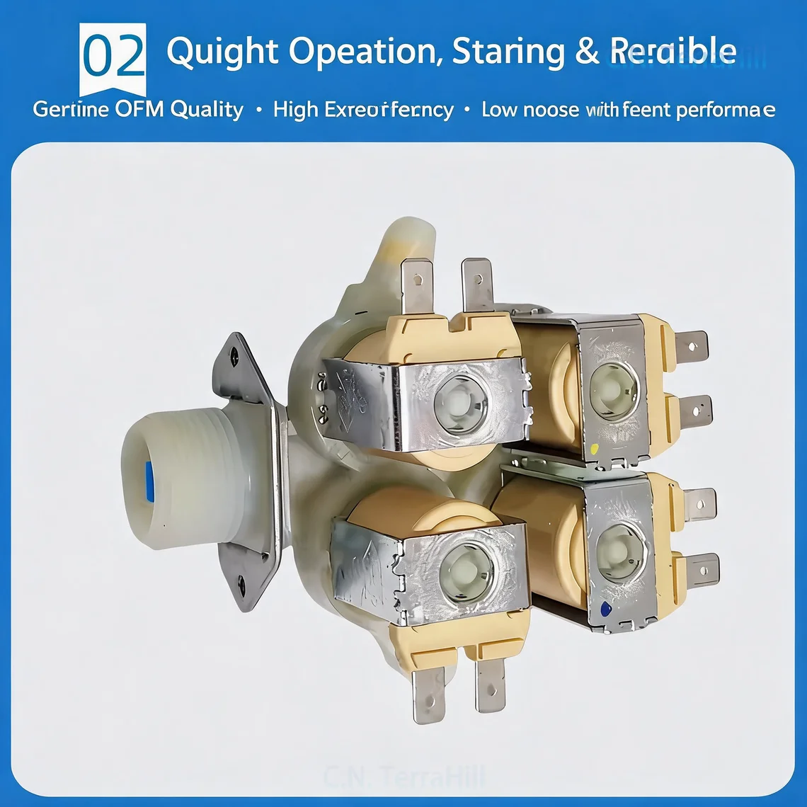 Washing Machine Water Inlet Valve Compatible with Samsung DC62-00311C DC62-00266E