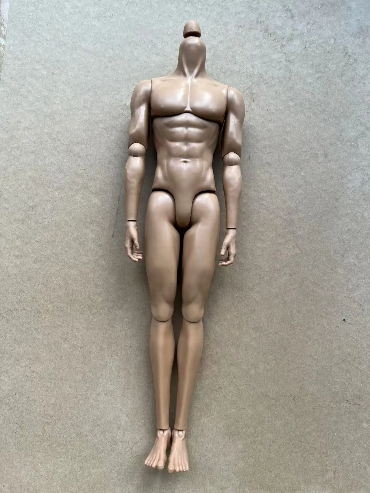 YUNYI Yoga Male Doll Body 1/6 Muscle Beige White Superwhite Color Doll Figure Toys Collective Solider Man Body Figures