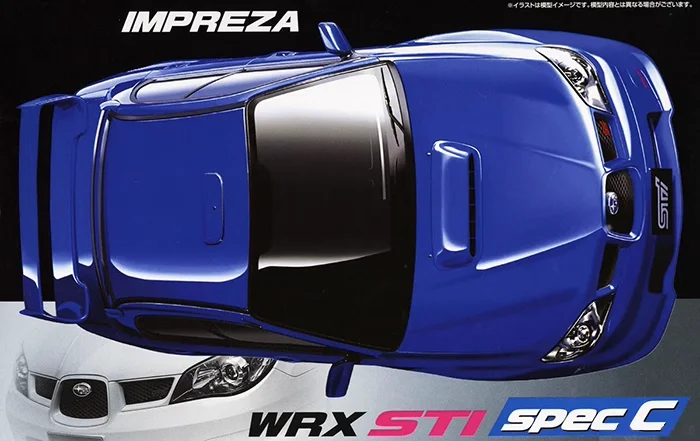 

FUJIMI 1:24 Impreza WRX STI SpecC 04702 JDM Simulation Limited Edition Static Assembly Model Kit Toys