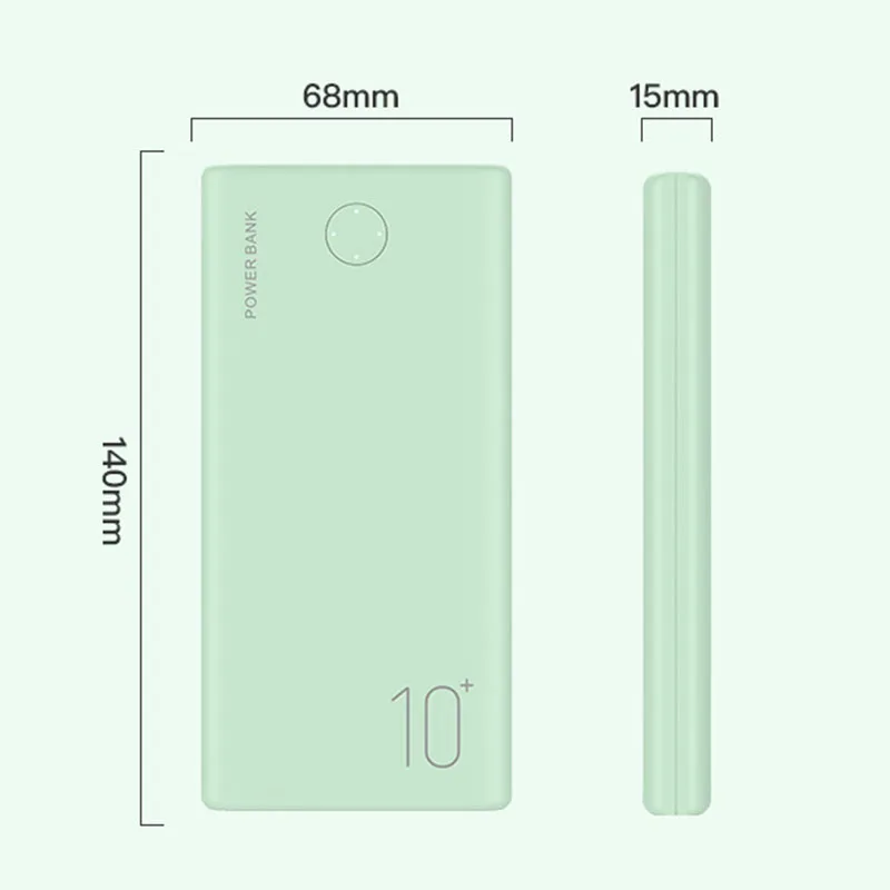 10000mAh Banca di potere portatile Batteria esterna Powerbank USB TIPO C Caricatore rapido per iPhone 14 13 12 11 Xiaomi Samsung Huawei