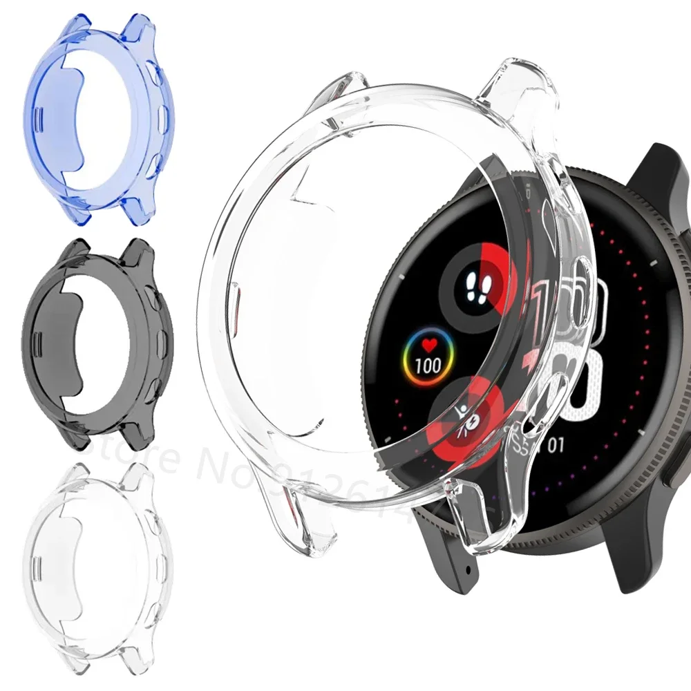 

Защитный чехол для Garmin Venu 2 Plus, прозрачный силиконовый чехол из ТПУ, защитная рамка, чехлы для часов Garmin Venu 2 Plus, бампер