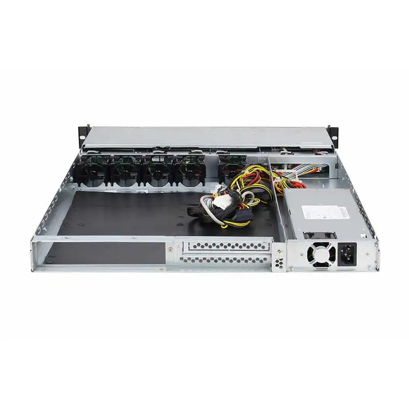 1U Storage Rackmount Hotswap server Case The 6GB/SATA backplane is equipped with 500W power supply as standard. Empty chassis