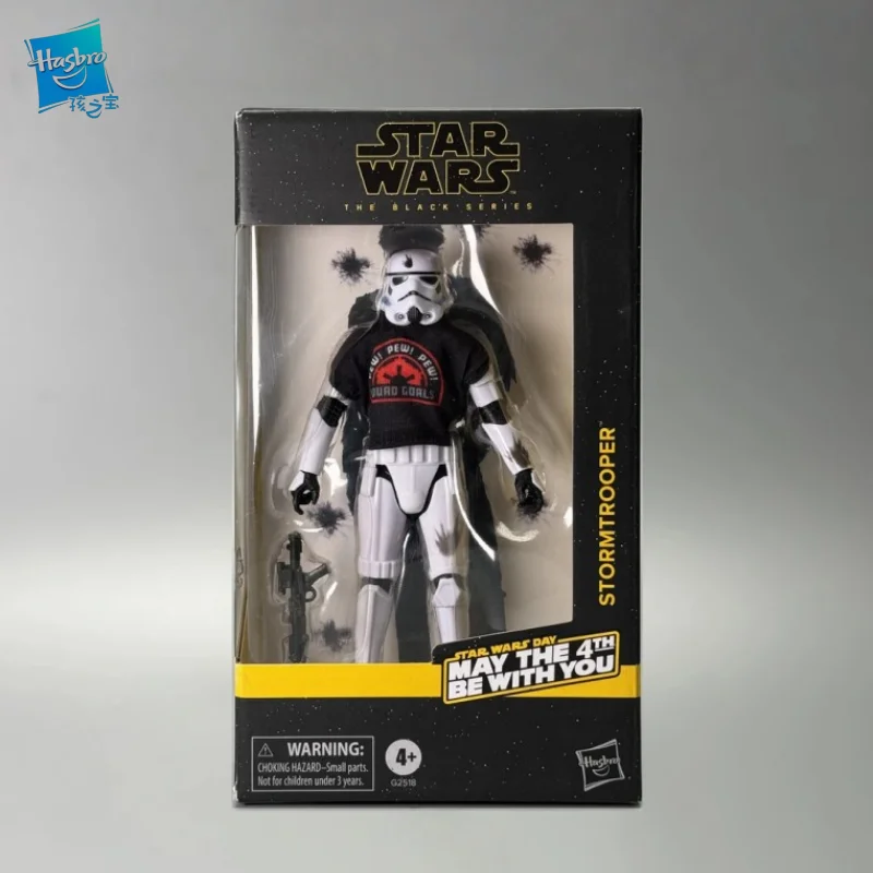 

Hasbro Original Star Wars The Black Series Stormtrooper (May the 4th Be With You) 6 Inch Action Figure Model In Stock Toys Gifts