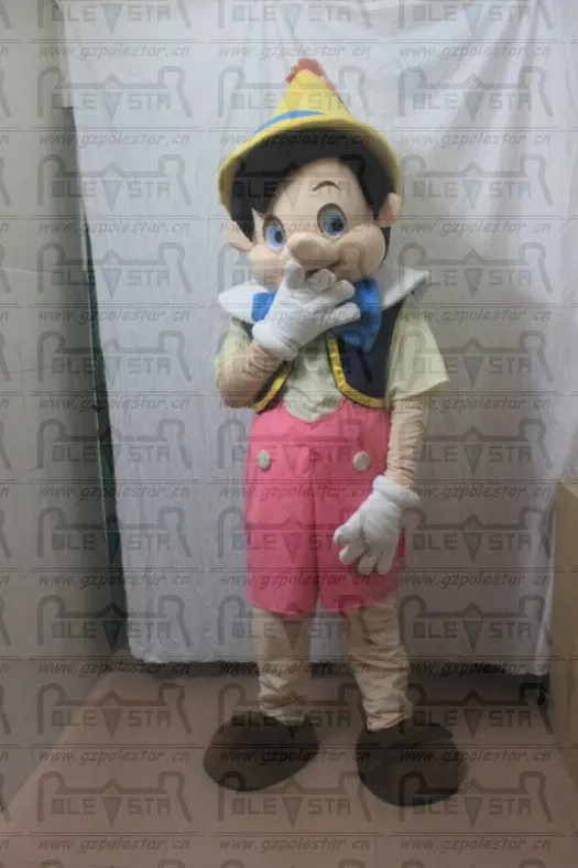 ใหม่ผู้ใหญ่ฮาโลวีนโฟมยอดนิยม pinocchio เด็กการ์ตูน Mascot เครื่องแต่งกายตุ๊กตาคริสต์มาสชุดแฟนซีฮาโลวีนเครื่องแต่งกาย Mascot