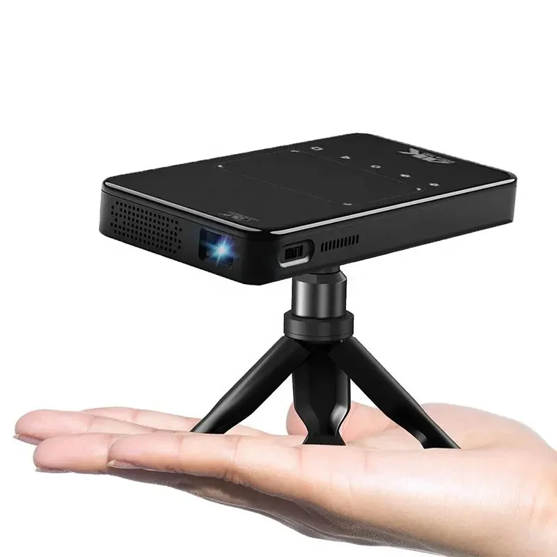 Mini proyector de bolsillo portátil S90 3D 4K 3LED DLP Full HD función Wifi con batería LED exterior 32 GB 30000 horas lámpara Led