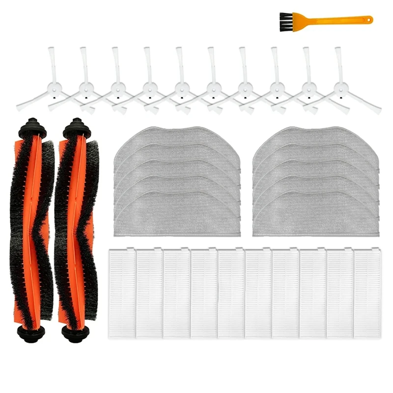 Kit de piezas de repuesto para Robot aspirador Dynaking R15 Dynaking R15, accesorios de cepillo, paño de fregona, filtro Hepa, R-R-JS2