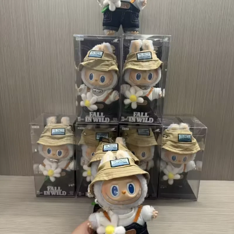 

Labubu Keychain 1:1 Replica The Monsters Labubu Series Fall In Wild Doll Kid Toys Tide Play Pendant In Stock Birthday Gifts