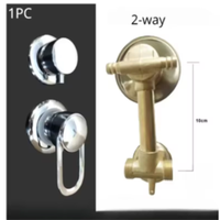 2/3/4/5 Ways Water Outlet Screw Thread Center Distance 10cm Mixing Valve Brass Bathroom Shower Mixer Faucet Tap Cabin