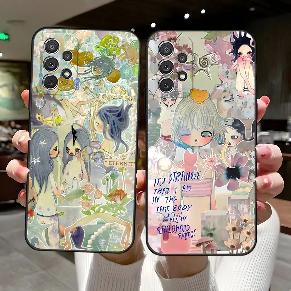 Aya takano telefon hülle für samsung s23 ultra s22 s20 fe s21 plus galaxy a54 a34 a24 a53 m54 note 20 rückseite