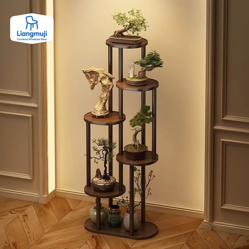 

Originality Flower Shelf Plant Shelves Living Room Balcony Multilayer Indoor Plant Shelves Outdoor Garden Furniture Soporte FYPS