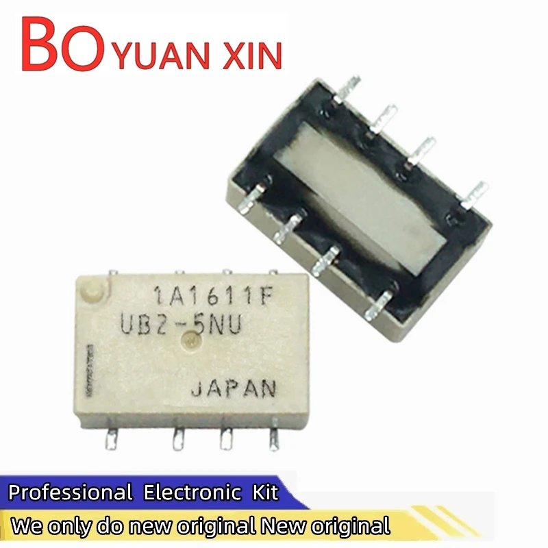 New original UB2-5NU relays 5V Surface mount with two openings and two closures replace  G6J-2FS-Y-5VDC High power relay