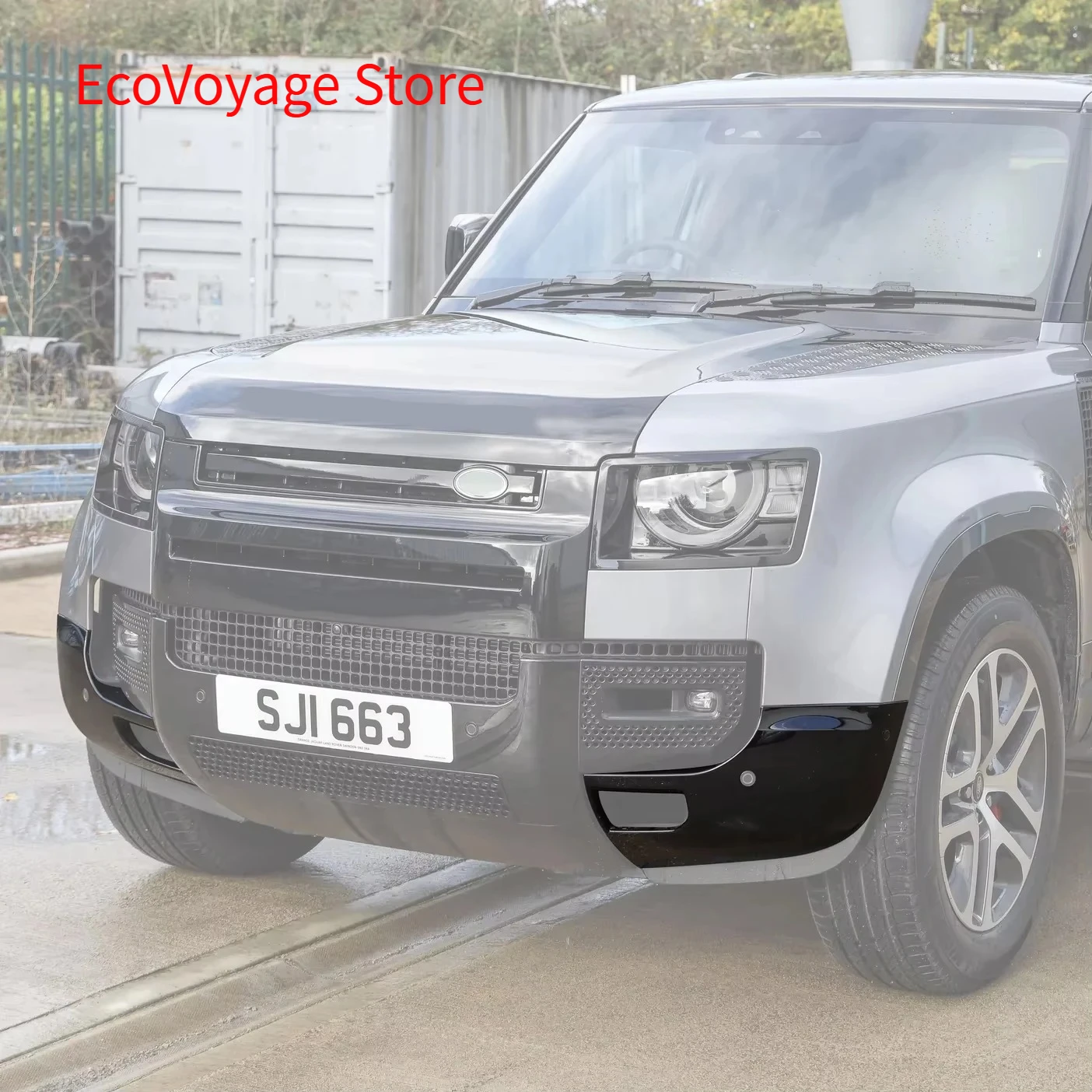 Angoli paraurti anteriore/posteriore per Land Rover Defender 90/110 L663 - Nero lucido