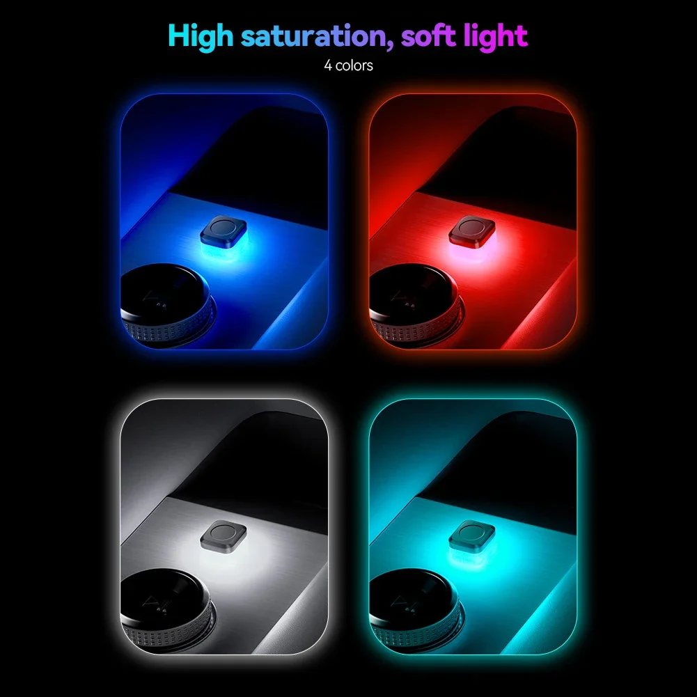 

New Universal USB Car Interior Ambient Atmosphere Light LED Signal Lights Auto Reading Lamp Decorations Car Interior Accessories