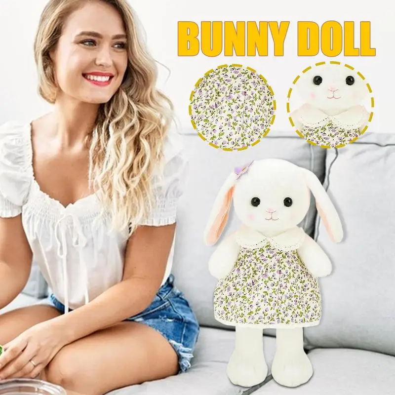 Coelhinho da páscoa brinquedo de pelúcia boneca fofinho coelho animal de pelúcia cena de páscoa ornamento sala de estar estudo lance travesseiro macio