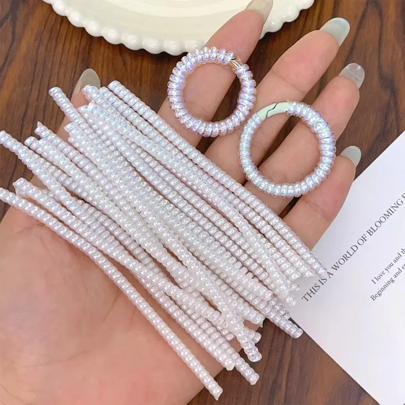 Anti-loss Buckle Protective Ring Reusable Clear Silicone Rope Trendy Doll Keychain Pendant Protection Rings Winding Fixed Tools