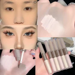 Double head Face Contouring Stick Matte Highlighters Liquid Contour Stick Brighten Contour Shadow Cosmetics  3D Face Bronzer