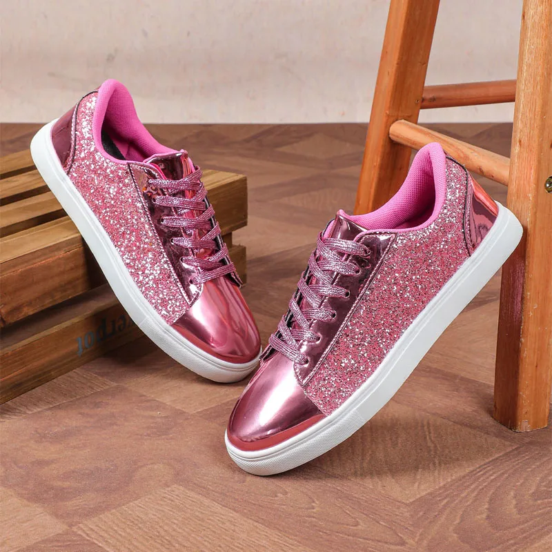 New Style Women Running Sport Shoes Pink Female Outside Street Walking Sneakers Flats Spring Ladies Sports Trainers