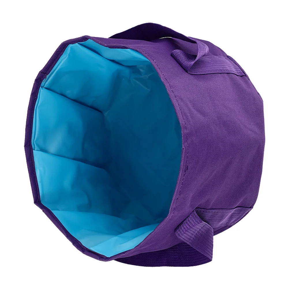 

Portable Bath Folding Foot Bucket Soak Basin Pedicure Foldable Purple Multi-functional Barrel Home Travel