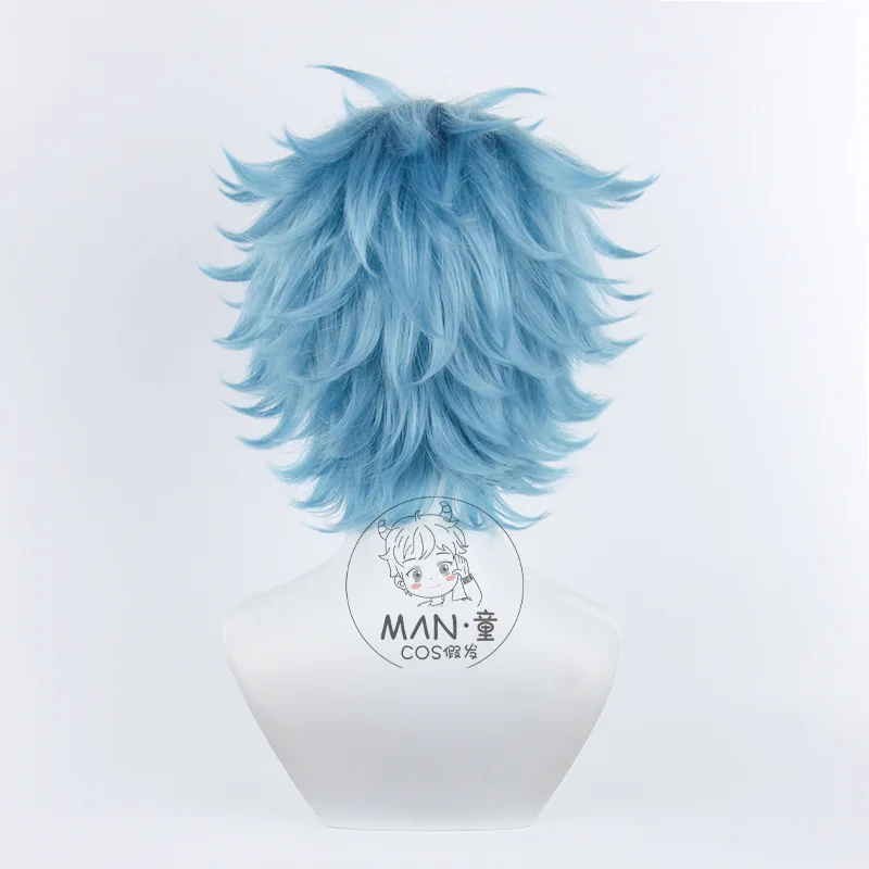 Parrucca cosplay Tokyo Revengers Kawata Souya rovesciata con capelli corti, regalo di Halloween