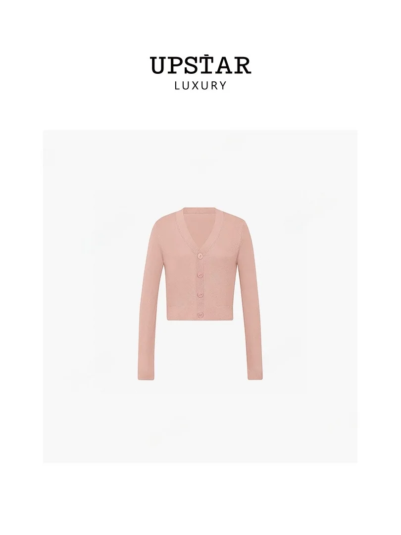 

Модный вязаный кардиган-топ с эффектом похудения, премиум-линия Linda Sister, новинка, роскошный, легкий, элегантный, AS5ZK...