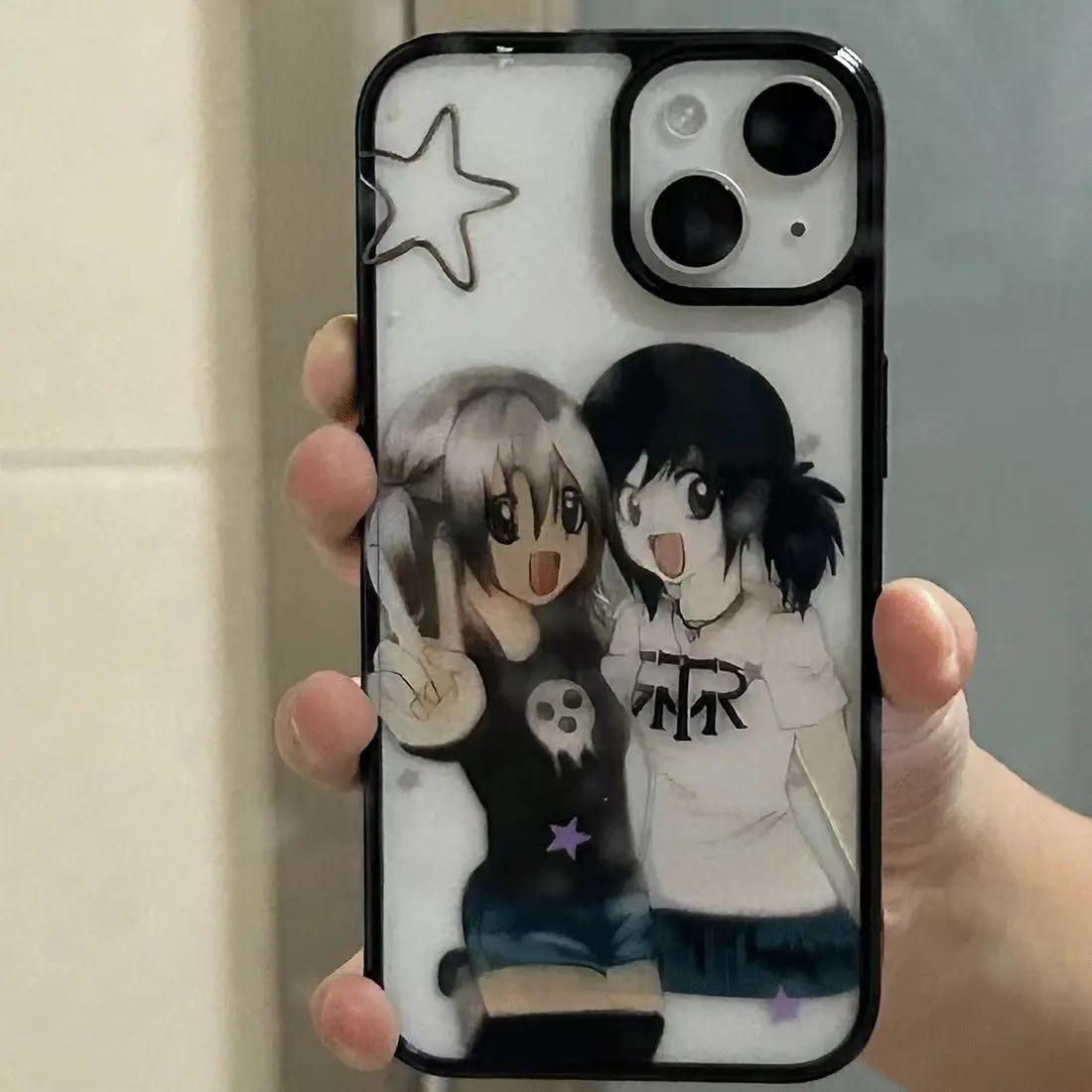 Y2K Cute Cool spicy Sisters Combination Phone Case For iPhone 11 13 12 Mini 17 16 14 13 Pro Max 15Pro lovely Girl Silicone Cover