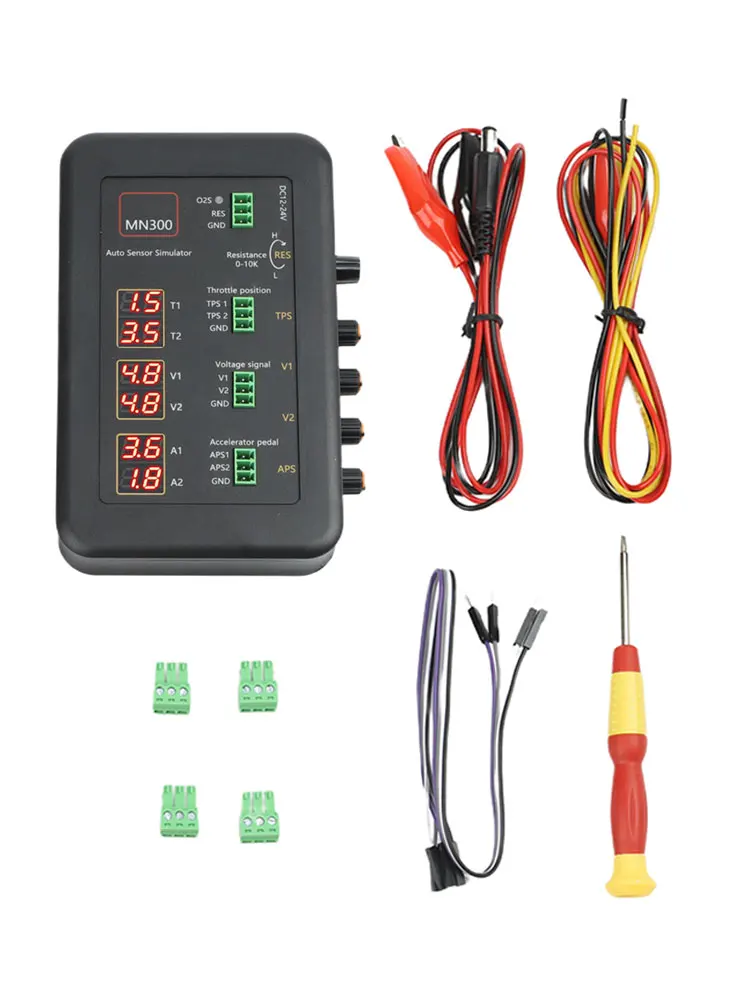 1pc MN300 Car Sensor Simulator For Throttle Position Coolant Temperature Oil Pressure Signal Generator Auto Diagnostic Tool