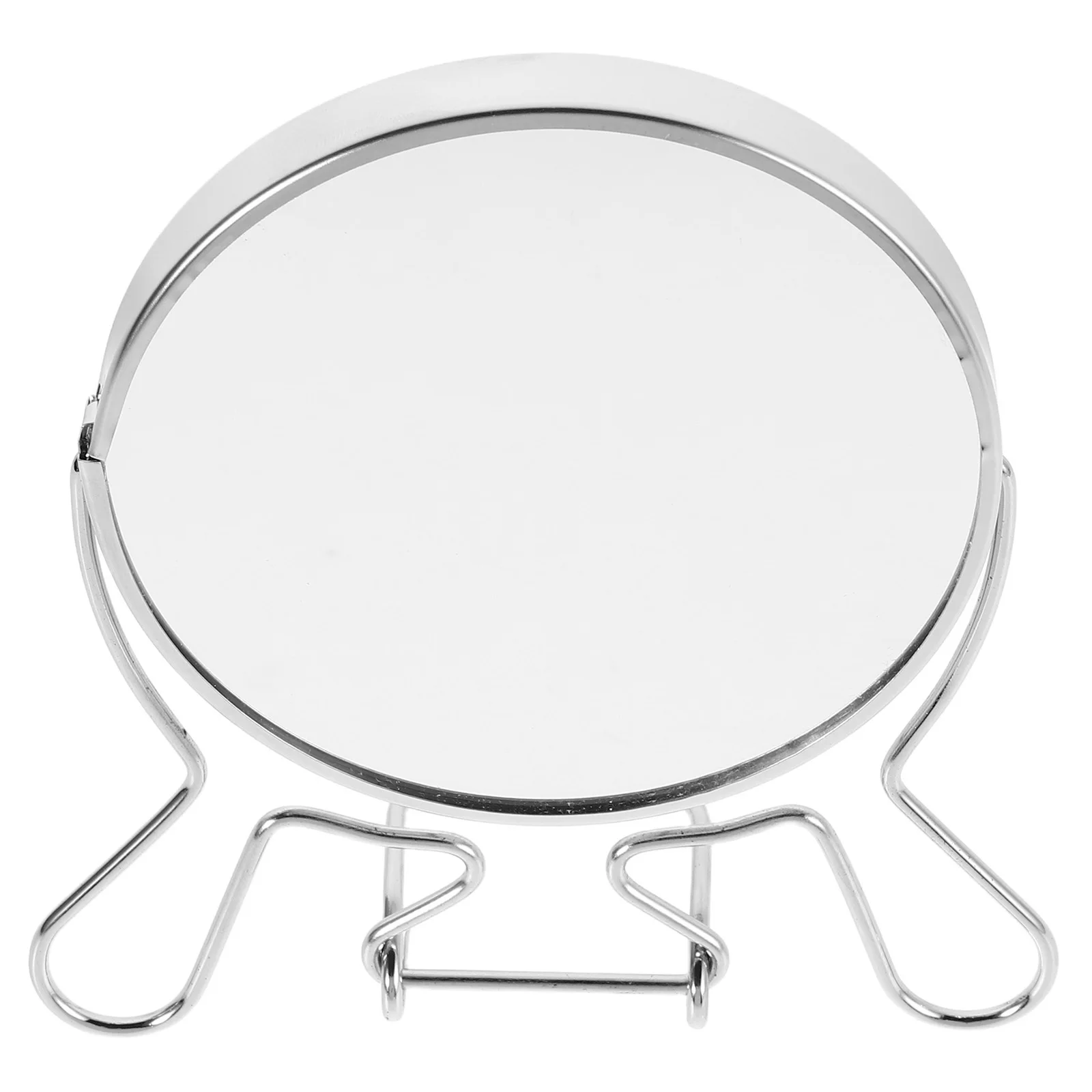 Miroir de maquillage rotatif double face, Surface transparente, Angle réglable, cadre en fer, miroir de vanité de bureau, accessoire de maquillage