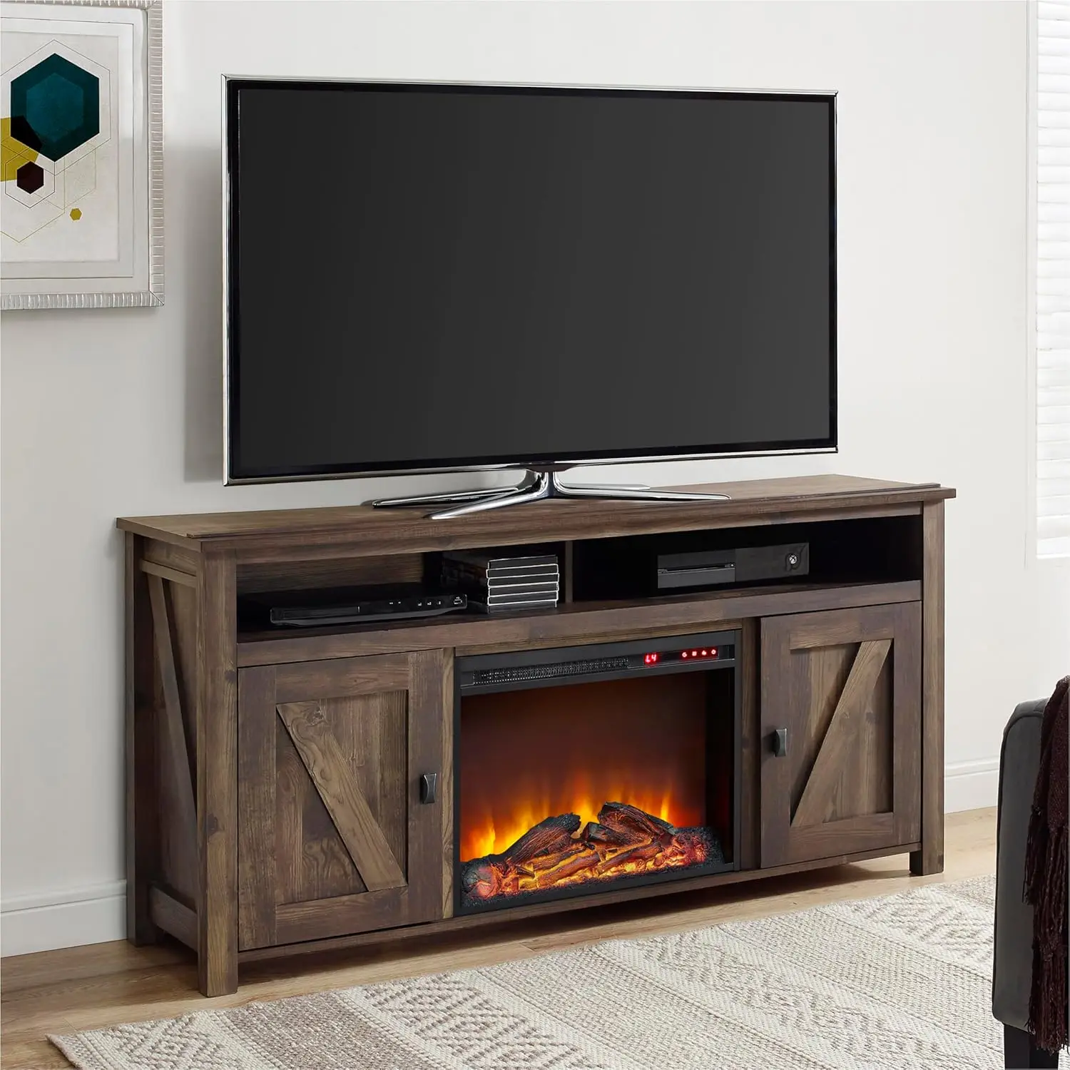 Electric Fireplace Console TVs Up To 60