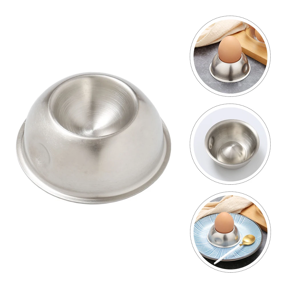 

Egg Tray Cup Cups for Home Breakfast Eggs Holder Stainless Steel Countertop Stand