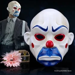Máscara de látex de payaso Joker ladrón de bancos para carnaval, fiesta de disfraces, accesorio de regalo, set de accesorios para disfraz de carnaval