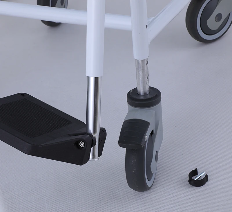 كرسي استحمام خفيف الوزن من الألومنيوم لكبار السن والكبار، كرسي متحرك ناعم، وظيفة العلاج الطبيعي، منتج طبي صحي #6