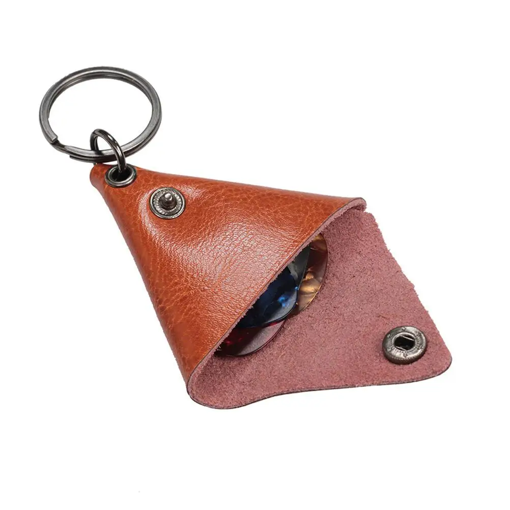 

Guitar Pick Durable Guitar Accessories Bag Picks Case Metal Button Lightweight Travel Concert Accessories Storage