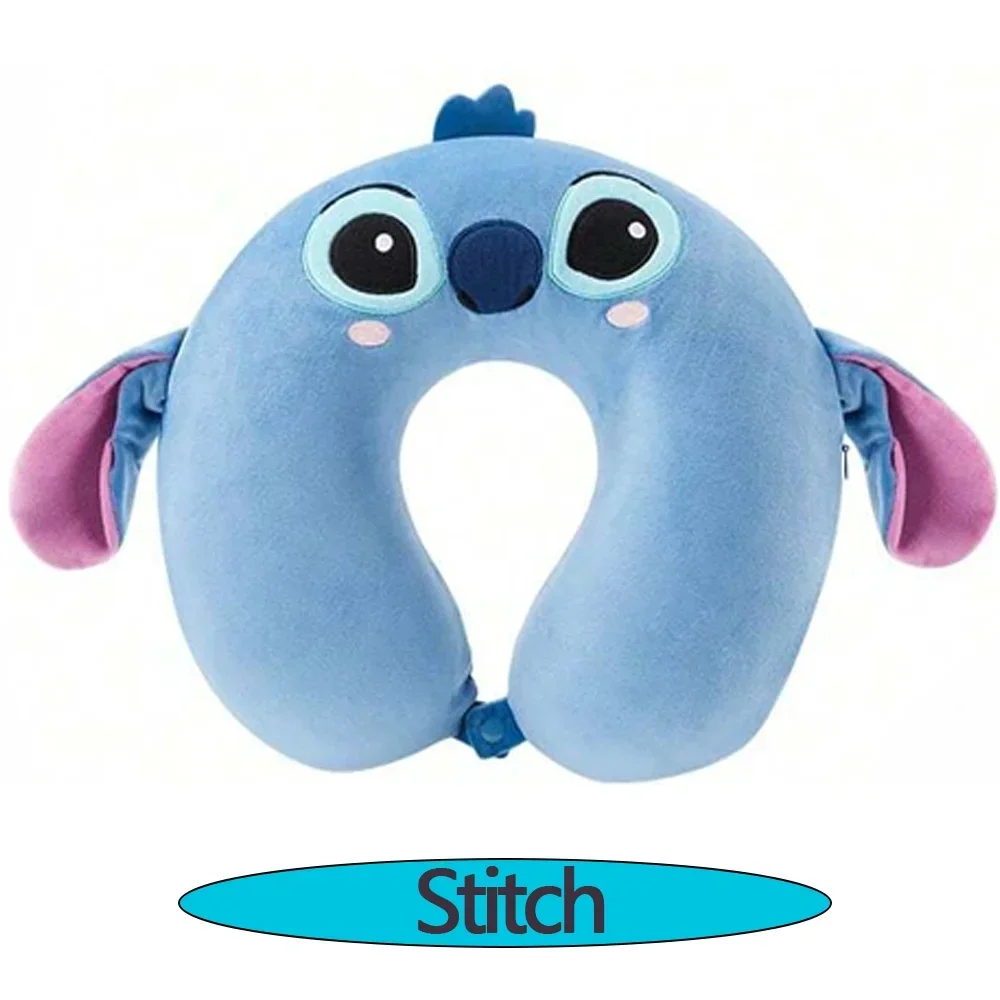 

Miniso Disney Stitch Series U-образная подушка для взрослых и подростков, милая подушка для сна, шеи для дома, путешествий, многоцелевого использования
