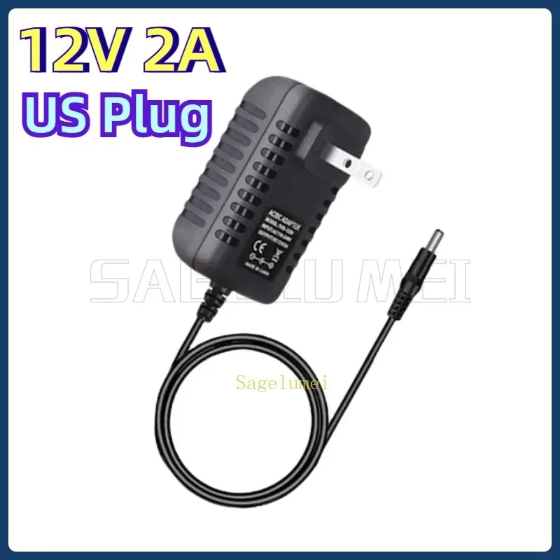 AC 100V-240V To DC 12V 2A 24W Lighting Transformer Electronic Power Supply Adapter Converter LED Driver for 12V LED Strips Light