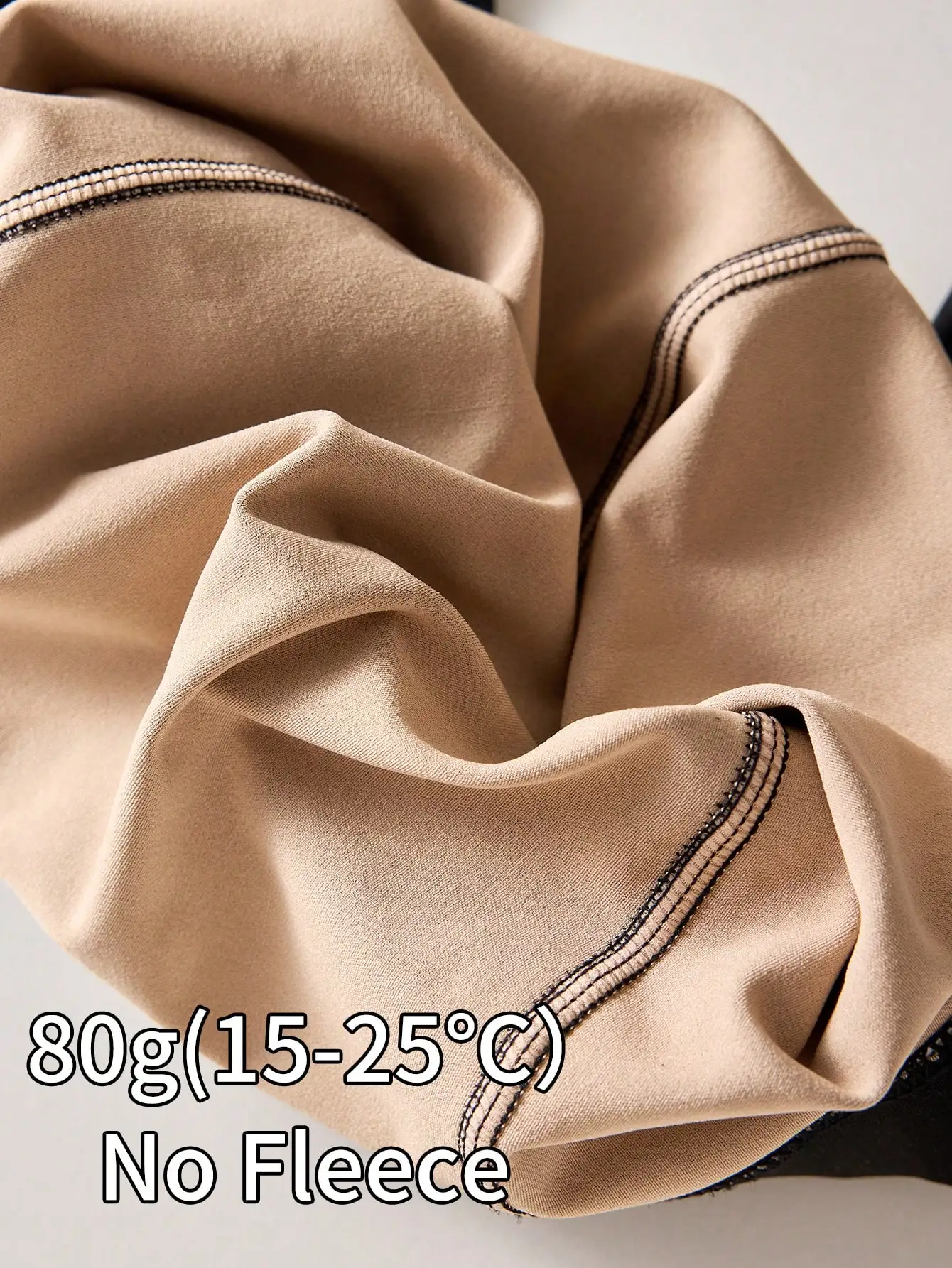Women's Warm Sheer Black Pantyhose - close-up view